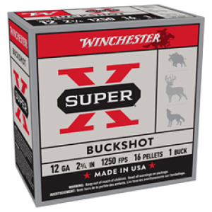 WIN SUPERX 12GA 2.75 BUCKSHOT 25/250