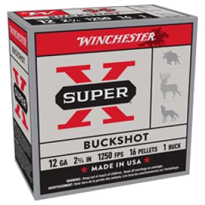 WIN SUPERX 12GA 2.75 BUCKSHOT 25/250