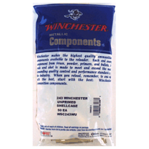 WINCHESTER UNPRIMED CASES 243 - WIN 50 PACK 20PK/CS