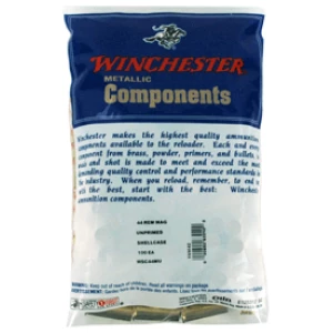 WINCHESTER UNPRIMED CASES 44 - REM MAG 100 PACK 20PK/CS