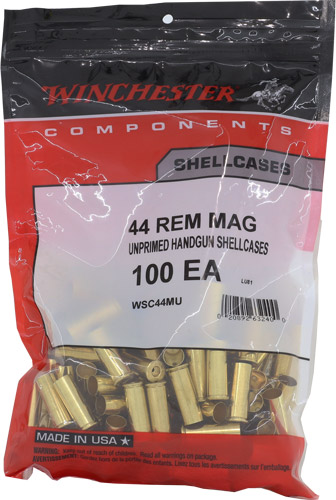 WINCHESTER UNPRIMED CASES 44 - REM MAG 100 PACK 20PK/CS - Image 2