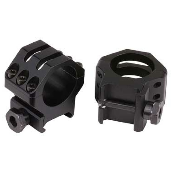 WEAVER TACT RING 6 HOLE HI 1" MATTE