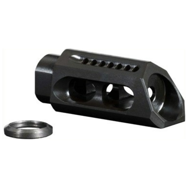 YHM SLANT MUZZLE BRAKE/COMP - .308 5/8X24 THREADS