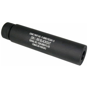 GUNTEC AR10 SLIP OVER FAKE - SUPPRESSOR BLACK