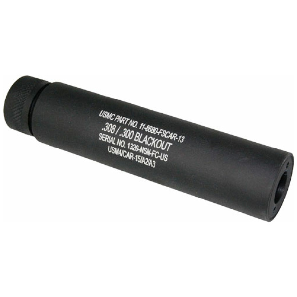 GUNTEC AR10 SLIP OVER FAKE - SUPPRESSOR BLACK