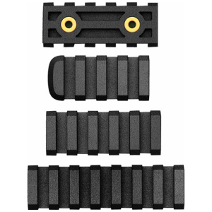 AB ARMS RAIL COMBO PACK LTF - 7/5/4 SLOT RAILS BLACK