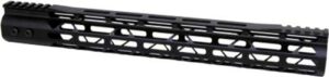 GUNTEC ULTRA LIGHT HANDGUARD - 15" M-LOK BLACK