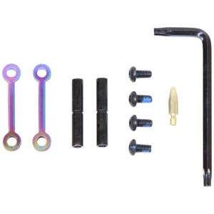 GUNTEC AR15 ANTI-ROTATION - TRIGGER/HAMMER PIN SET RAINBO