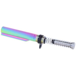GUNTEC AR15 BUFFER TUBE WITH - BUFFER & SPRING RAINBOW PVD