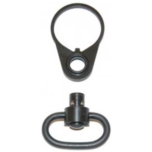 GUNTEC QD SINGLE POINT SLING - ADAPTER W/QD SWIVEL BLACK