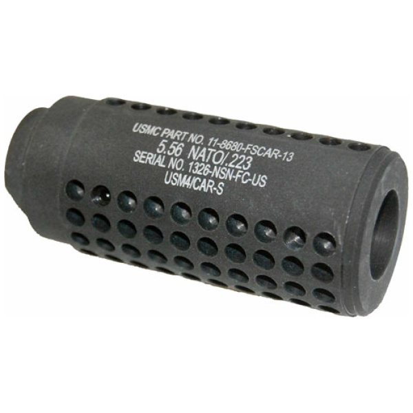 GUNTEC AR15 FAKE SUPPRESSOR - SOCOM MINI 1/2X28 TPI BLACK