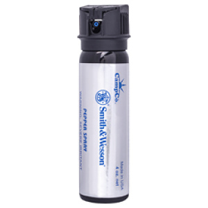 Smith & Wesson pepper spray canister gray and black