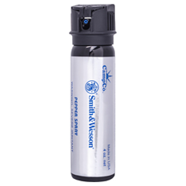 Smith & Wesson pepper spray canister gray and black