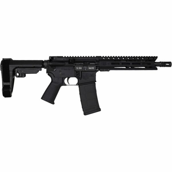 Diamondback Firearms Carbon DB-15 5.56 NATO Semi-Auto Pistol - Black | 10" Threaded Barrel | SBA3 Arm Brace | 1x30rd Mag