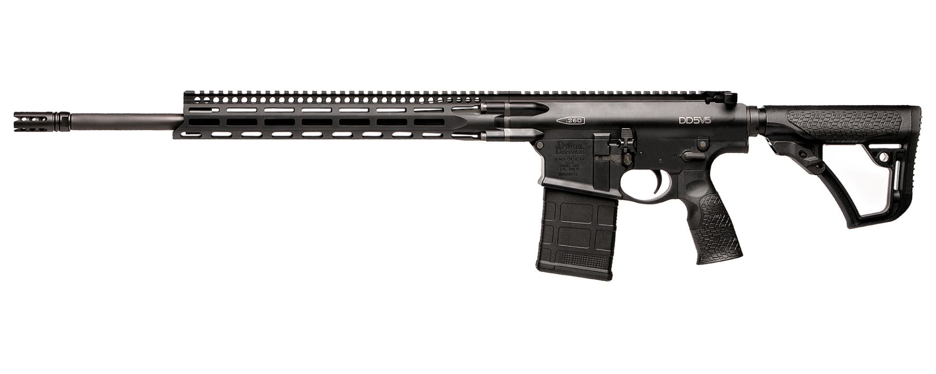 DANIEL DEFENSE DD5 V5 260REM 20" BKL 20+1
