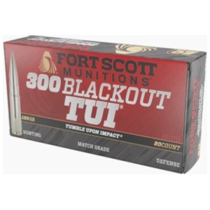 Fort Scott Munitions 300 Blackout Rifle Ammo - 150gr | 20rd Box