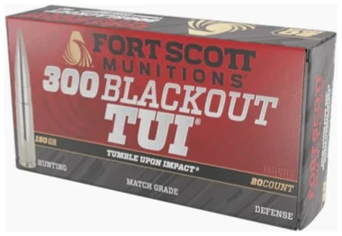 Fort Scott Munitions 300 Blackout Rifle Ammo - 150gr | 20rd Box