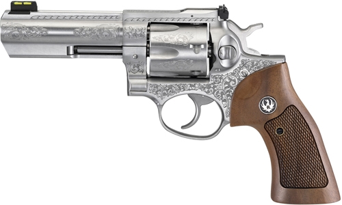 RUGER GP100 DELUXE 4" ENGRAVED - SS ADJ. (TALO) - Image 2