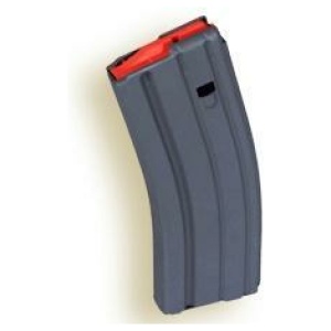 ASC AR Family Rifle Magazine Orange Follower .223 Remington Grey Aluminum 30/rd
