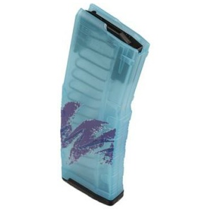 Amend2 AR-15 Mod C Teal Printed Jazz Rifle Magazine 5.56mm/.223 Rem 30/rd