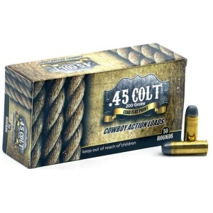 American Cowboy Handgun Ammunition .45 Colt 200gr LFN 636 fps 50/ct