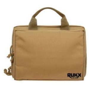 ATI Double Pistol Case Tan Rukx Gear