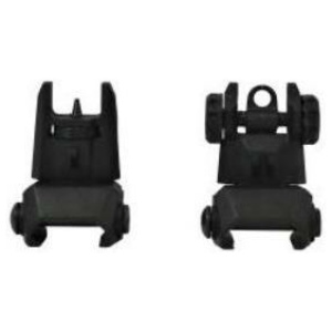 ATI Tactical Flip Up Front & Rear Back Up Sight - Polymer