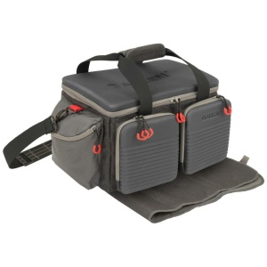 Allen Competitor Premium Molded Lockable Range Bag with Fold Up Gun Mat Grey