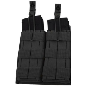 Advance Warrior Solutions Open Top Double Mag Pouch Black