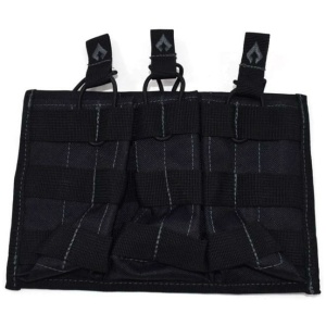 Advance Warrior Solutions Open Top Triple Mag Pouch Black