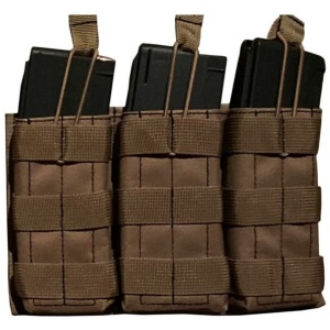 Advance Warrior Solutions Open Top Triple Mag Pouch Tan
