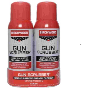 Birchwood Casey Gun Scrubber Firearm Cleaner- 10oz Aerosol 2-pack