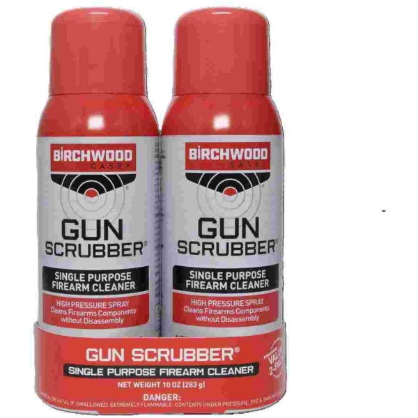 Birchwood Casey Gun Scrubber Firearm Cleaner- 10oz Aerosol 2-pack