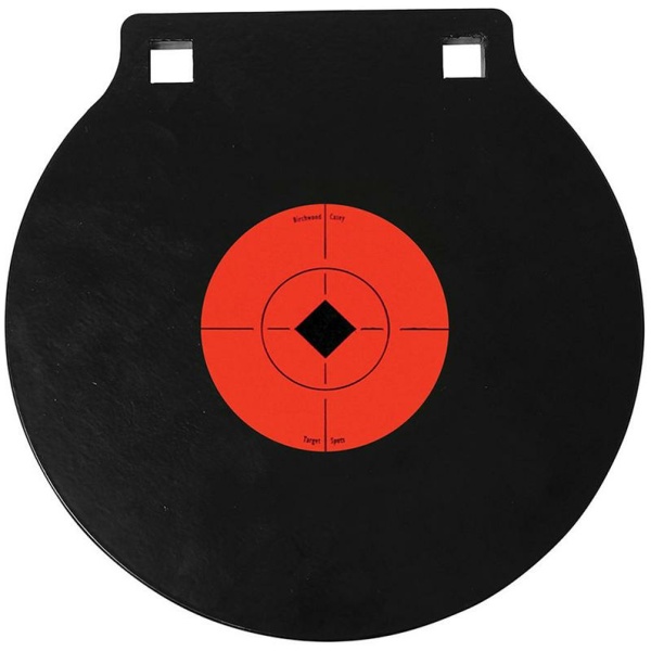 Birchwood Casey World of Targets Double Hole AR500 Gong 10" 3/8" Thick
