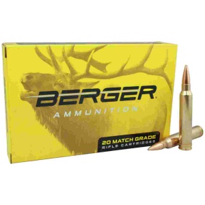 Berger Classic Hunter Rifle Ammunition 6mm Creedmoor 95gr 20/ct