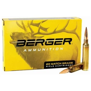Berger Elite Hunter Rifle Ammunition 6.5mm Creedmoor 140gr HPBT 2842 fps 20/ct