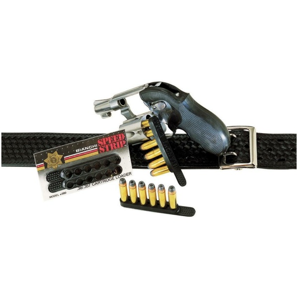 Bianchi Model 585 Speed Strips 38 Special and 357 Magnum Black