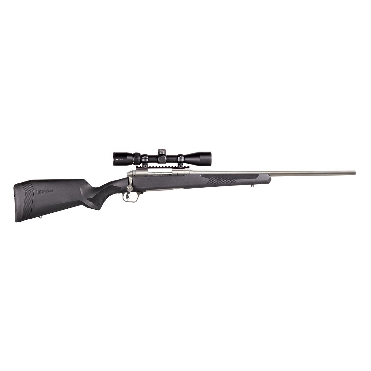 Savage 110 Apex Storm XP Rifle 243 Win 4rd Capacity 22" Barrel Black Synthetic Stock 3-9x40mm Vortex Crossfire II