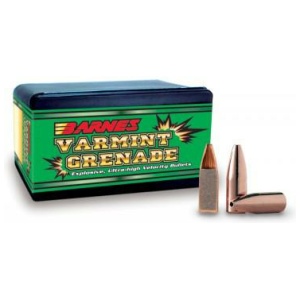 Barnes Varmint Grenade Rifle Bullets .20 cal .204" 26 gr VGFB 250/ct
