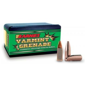 Barnes Varmint Grenade Rifle Bullets .22 cal .224" 50 gr VGFB 250/ct