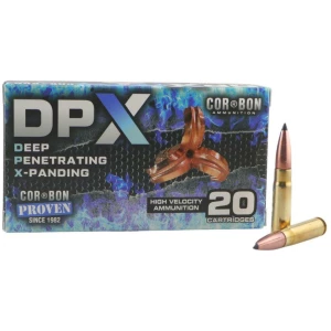 Cor-Bon DPX T-DPX Hunter Rifle Ammunition .300 Blackout 110gr PT 2400 fps 20/ct
