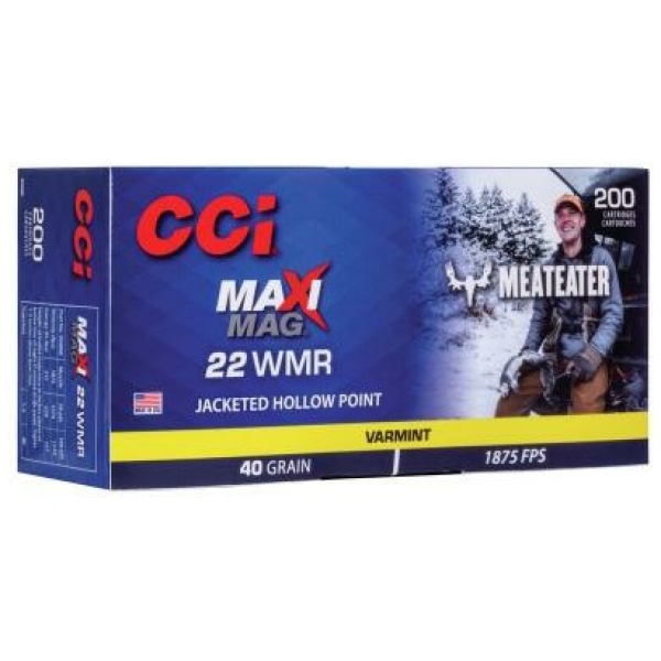 CCI Maxi Mag .22 WMR 40 gr JHP 200/Box