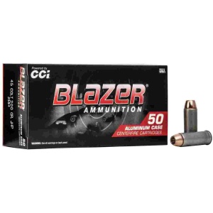 CCI Blazer Aluminum Handgun Ammunition .45 Colt 200 gr JHP 1000 fps 50/ct