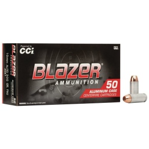 CCI Blazer Aluminum Handgun Ammunition 10mm Auto 200 gr FMJ 1050 fps 50/ct