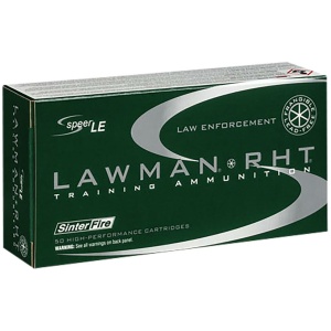 Speer Lawman Handgun Ammunition .45 Auto 155gr RHT Frangible 1130 fps 50/ct