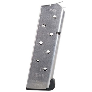 Chip McCormick 1911 Compact Power Mag Handgun Magazine Stainless Steel .45 ACP 8/rd