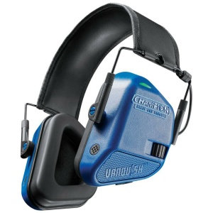 Champion Vanquish Electronic Hearing Protection Ear Muffs 21dB Blue