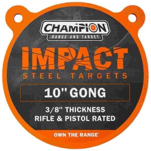Champion Impact Steel Gong Target 10" Round