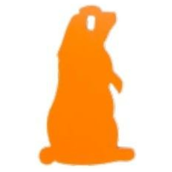 Champion Impact Steel Hanging Animal Targets 1/4" Prairie Dog Orange