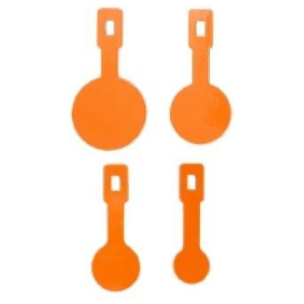 Champion Impact Steel Hanging Gong Targets 1/4" Rimfire Orange
